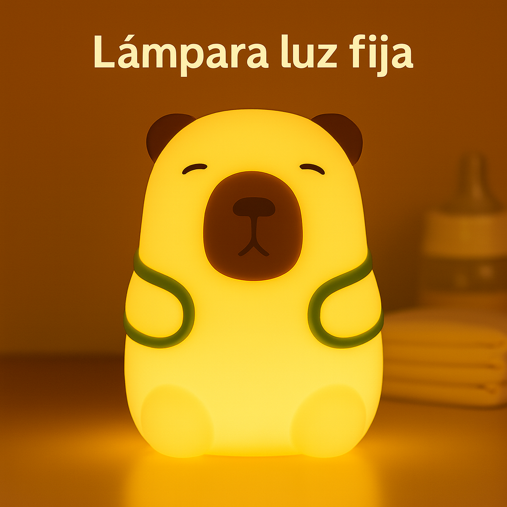 Lámpara Capibara con luz suave y relajante